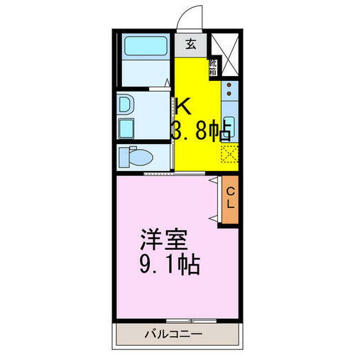 埼玉県羽生市西１丁目 羽生駅 1K アパート 賃貸物件詳細