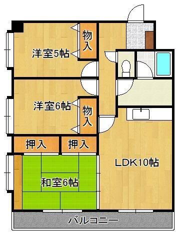 福岡県北九州市小倉南区南方５丁目 徳力嵐山口駅 3LDK マンション 賃貸物件詳細