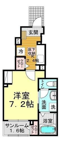 山口県下関市綾羅木新町１丁目 綾羅木駅 1K アパート 賃貸物件詳細