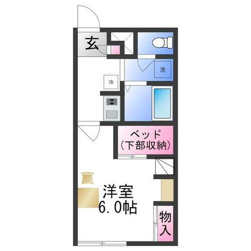 大阪府和泉市伯太町６丁目 信太山駅 1K アパート 賃貸物件詳細