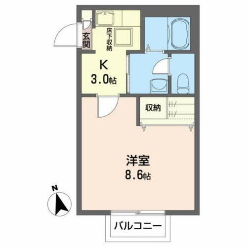 宮城県仙台市青葉区小松島３丁目 台原駅 1K アパート 賃貸物件詳細