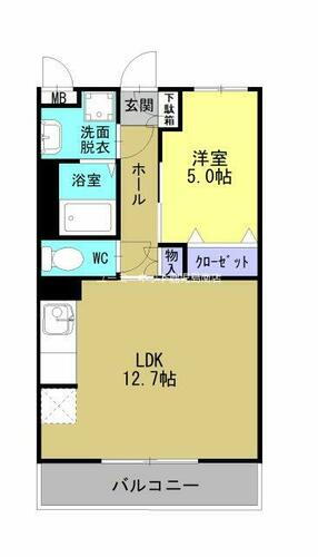 セントアース 2階 1LDK 賃貸物件詳細