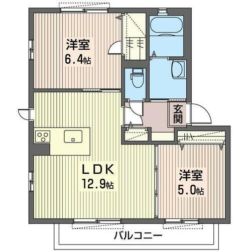 茨城県結城市大字結城 結城駅 2LDK アパート 賃貸物件詳細