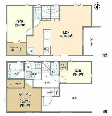 東京都中野区大和町４丁目 高円寺駅 2SLDK 一戸建て 賃貸物件詳細