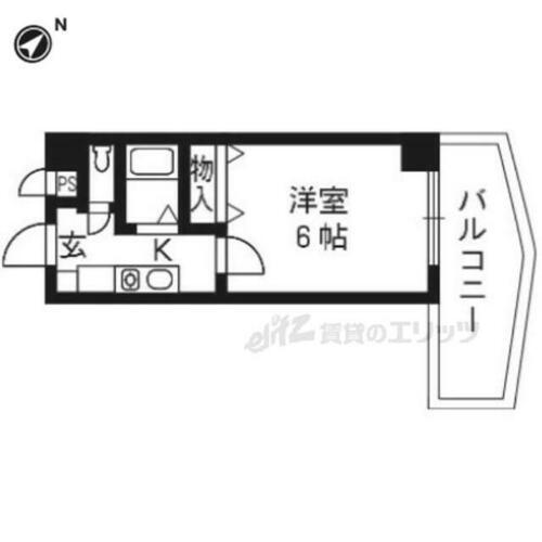 京都府京都市伏見区醍醐構口町 醍醐駅 1K マンション 賃貸物件詳細