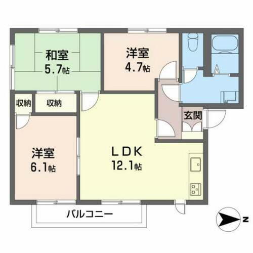 愛媛県西条市古川甲 3LDK アパート 賃貸物件詳細