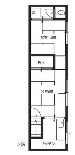 大阪府大阪市港区市岡３丁目 2階建