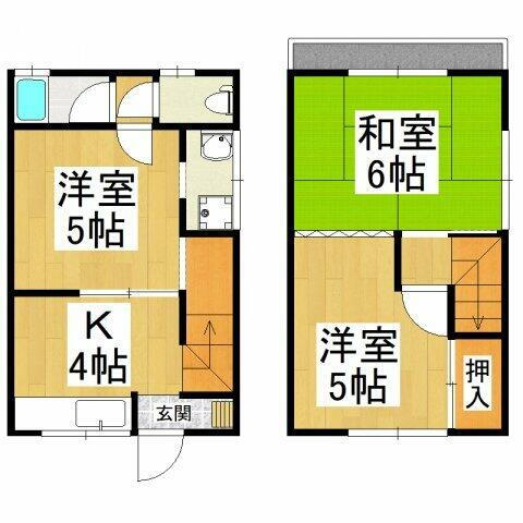 大阪府堺市東区北野田 北野田駅 3K 一戸建て 賃貸物件詳細