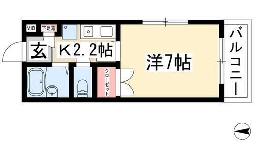 愛知県名古屋市名東区藤見が丘 藤が丘駅 1K マンション 賃貸物件詳細