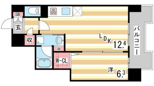 兵庫県神戸市中央区磯辺通１丁目 三ノ宮駅 1LDK マンション 賃貸物件詳細