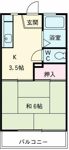 千葉県千葉市中央区矢作町 千葉寺駅 1K アパート 賃貸物件詳細