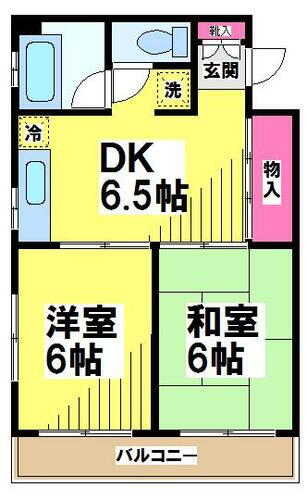 東京都調布市菊野台１丁目 つつじヶ丘駅 2DK マンション 賃貸物件詳細