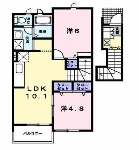 福島県本宮市岩根字南原田 五百川駅 2LDK アパート 賃貸物件詳細