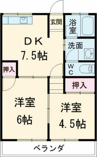 静岡県浜松市中央区三幸町 浜松駅 2DK アパート 賃貸物件詳細