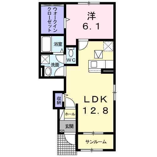 愛媛県四国中央市下柏町 伊予三島駅 1LDK アパート 賃貸物件詳細