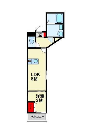 福岡県北九州市戸畑区中原東２丁目 九州工大前駅 1LDK マンション 賃貸物件詳細