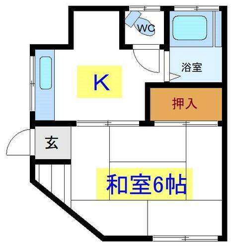 東京都足立区綾瀬２丁目 綾瀬駅 1K アパート 賃貸物件詳細