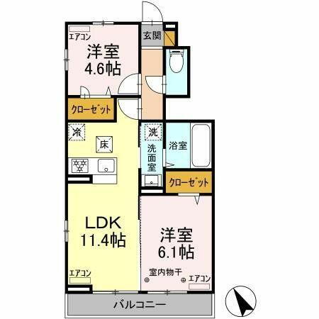 千葉県八千代市緑が丘西７丁目 八千代緑が丘駅 2LDK アパート 賃貸物件詳細