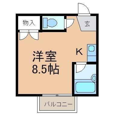 愛知県西尾市丁田町流 西尾駅 1K アパート 賃貸物件詳細