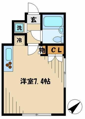 東京都大田区東雪谷２丁目 石川台駅 ワンルーム マンション 賃貸物件詳細