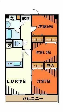 東京都日野市万願寺５丁目 万願寺駅 3LDK マンション 賃貸物件詳細