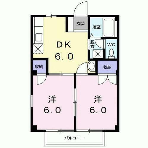 埼玉県八潮市大字西袋 八潮駅 2DK アパート 賃貸物件詳細