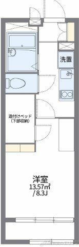 大阪府高槻市五領町 上牧駅 1K アパート 賃貸物件詳細