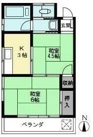 埼玉県春日部市一ノ割４丁目 一ノ割駅 2K アパート 賃貸物件詳細