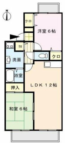 福岡県久留米市山川町 御井駅 2LDK アパート 賃貸物件詳細