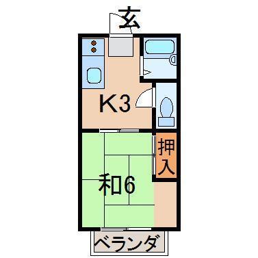福島県福島市永井川字中西田 南福島駅 1K アパート 賃貸物件詳細