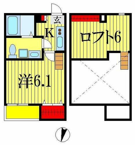 ｃｏｃｏ－ｔｉａｒｅ（ココティアレ） 2階 1K 賃貸物件詳細