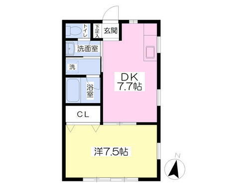 栃木県宇都宮市清原台６丁目 宇都宮駅 1DK アパート 賃貸物件詳細