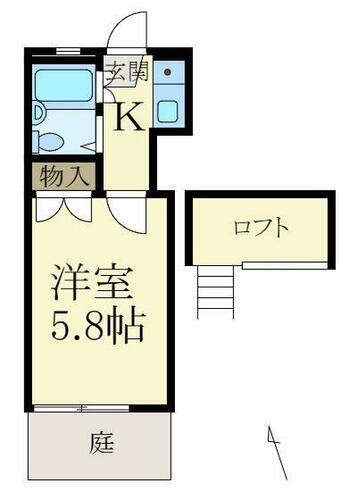 和歌山県和歌山市島橋北ノ丁 東松江駅 1K アパート 賃貸物件詳細