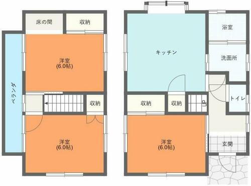 茨城県土浦市中神立町 神立駅 3DK 一戸建て 賃貸物件詳細