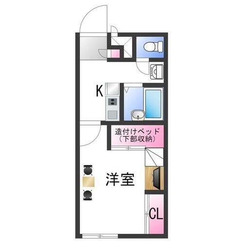 大阪府泉佐野市上之郷 長滝駅 1K アパート 賃貸物件詳細