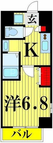 東京都足立区谷在家２丁目 谷在家駅 1K マンション 賃貸物件詳細