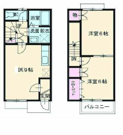 愛知県尾張旭市晴丘町東 三郷駅 2LDK 一戸建て 賃貸物件詳細