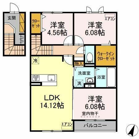 千葉県流山市野々下１丁目 流山セントラルパーク駅 3LDK アパート 賃貸物件詳細