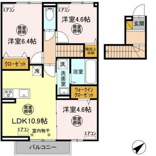 千葉県船橋市二宮１丁目 飯山満駅 3LDK アパート 賃貸物件詳細