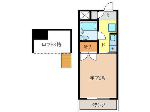 岐阜県岐阜市正木 1K マンション 賃貸物件詳細