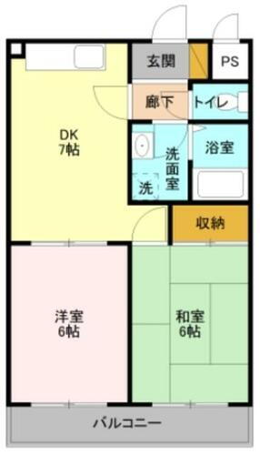 埼玉県川口市南鳩ヶ谷７丁目 鳩ヶ谷駅 2DK マンション 賃貸物件詳細