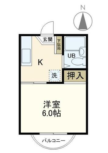 アーバンライフ榊原 2階 1K 賃貸物件詳細
