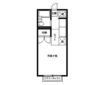 エステートピアジュネス 2階 ワンルーム 賃貸物件詳細