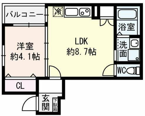 大阪府東大阪市金岡１丁目 弥刀駅 1LDK アパート 賃貸物件詳細