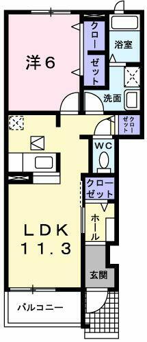 愛知県北名古屋市中之郷天神 清洲駅 1LDK アパート 賃貸物件詳細