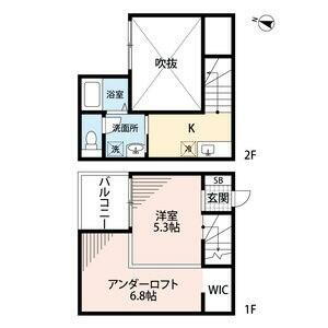 愛知県名古屋市南区豊田１丁目 道徳駅 1SK アパート 賃貸物件詳細
