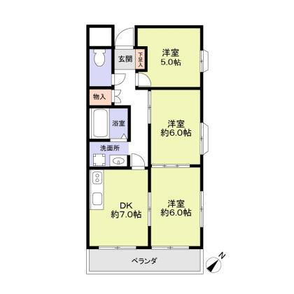 兵庫県神戸市灘区寺口町 六甲駅 3DK マンション 賃貸物件詳細