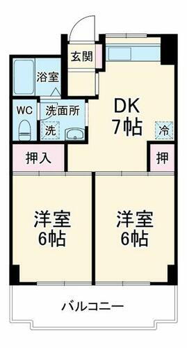 千葉県浦安市堀江３丁目 浦安駅 2DK マンション 賃貸物件詳細