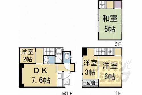 京都府京都市東山区今熊野椥ノ森町 東福寺駅 4DK 一戸建て 賃貸物件詳細