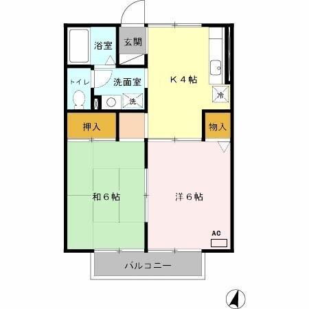 兵庫県神戸市東灘区御影中町６丁目 御影駅 2K アパート 賃貸物件詳細